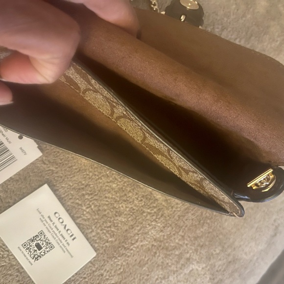 ****SOLD**** NWT Coach Suede Signature M/X Kleo - Picture 8 of 10